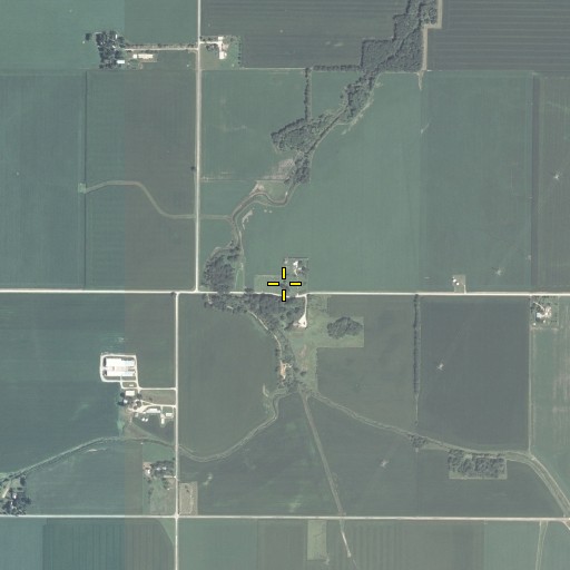 Aerial/Satellite Image of Payne Cemetery, IL