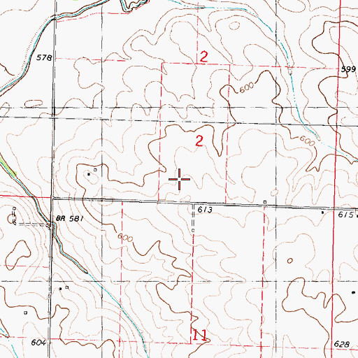 Topographic Map of Pegram School (historical), IL