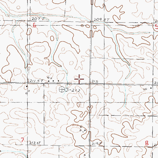 Topographic Map of Pflibsen School (historical), IL