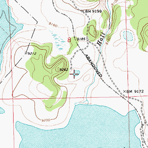 Topographic Map of Gadwell Sink, AZ