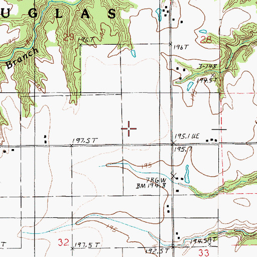 Topographic Map of Pikes Peak School (historical), IL