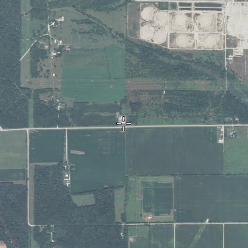 Aerial/Satellite Image of Pine Bluff School, IL