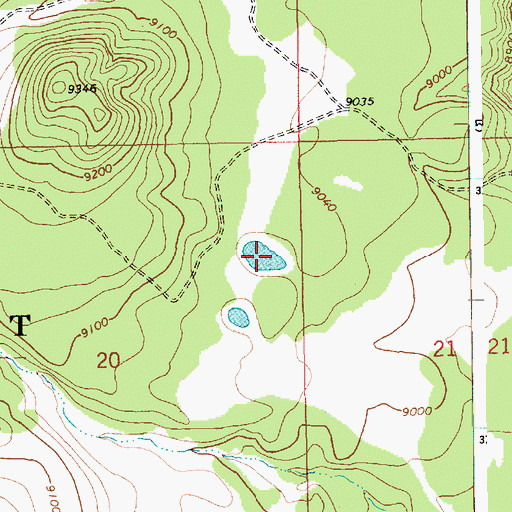 Topographic Map of Pothole Sink, AZ