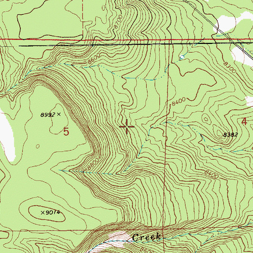 Topographic Map of Bighole Tank, AZ