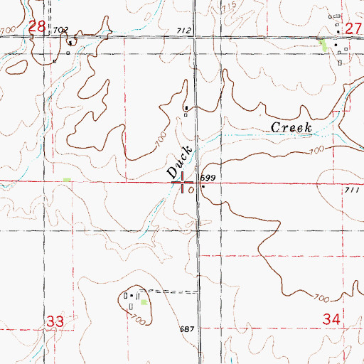 Topographic Map of Pleasant Hill School (historical), IL