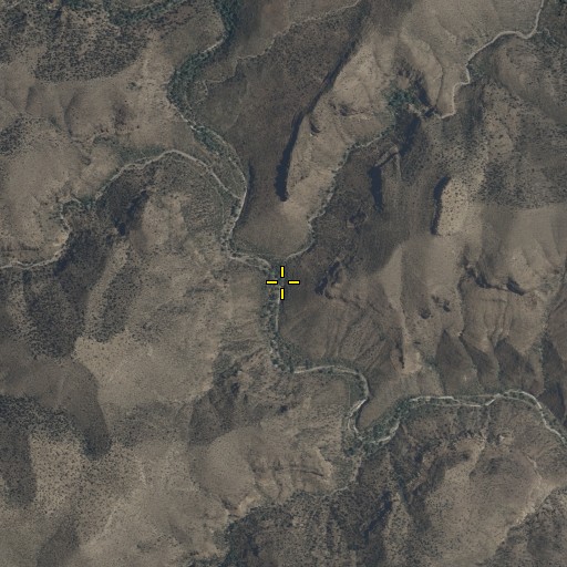 Aerial/Satellite Image of Dry Prong, AZ
