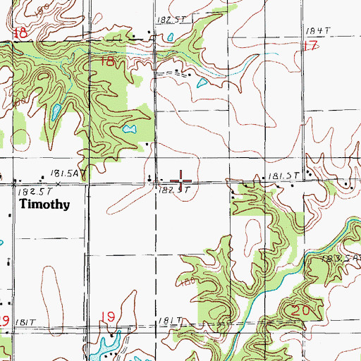 Topographic Map of Plum Grove School (historical), IL