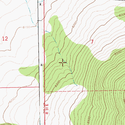 Topographic Map of Distributor Tank, AZ