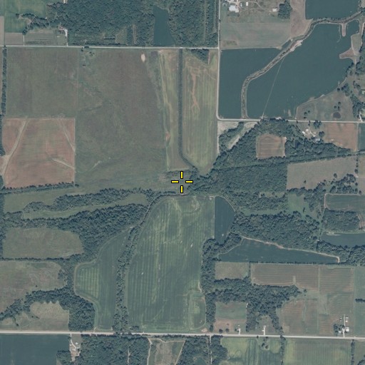 Aerial/Satellite Image of Polecat Creek, IL