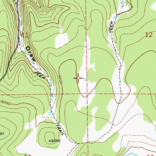 Topographic Map of Stock Dam Number Two, AZ