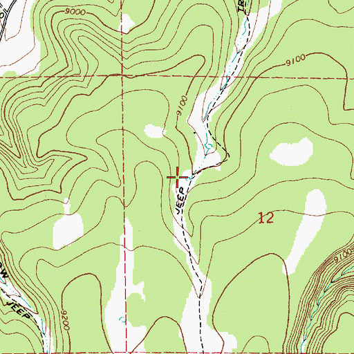 Topographic Map of Stock Tank Number Three, AZ