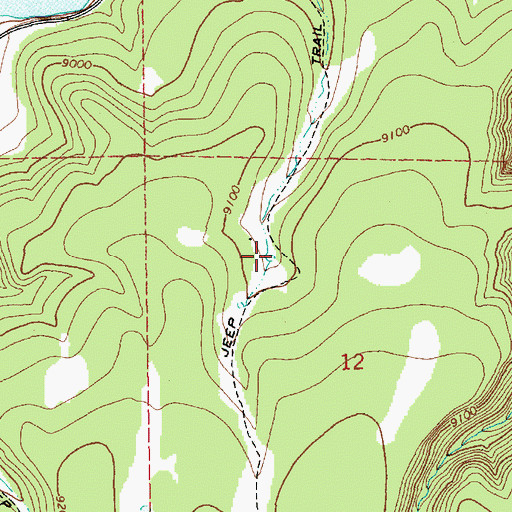 Topographic Map of Division Tank, AZ