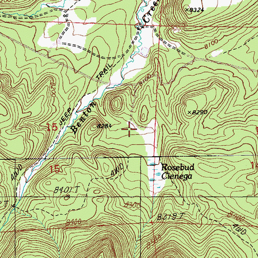 Topographic Map of Perm Tank, AZ