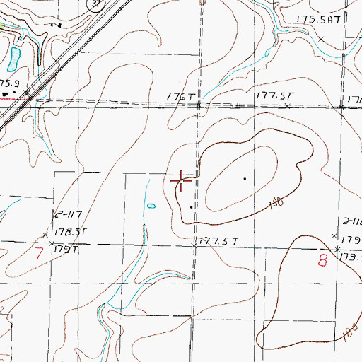 Topographic Map of Prairie Grove School (historical), IL