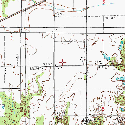Topographic Map of Prairie School (historical), IL