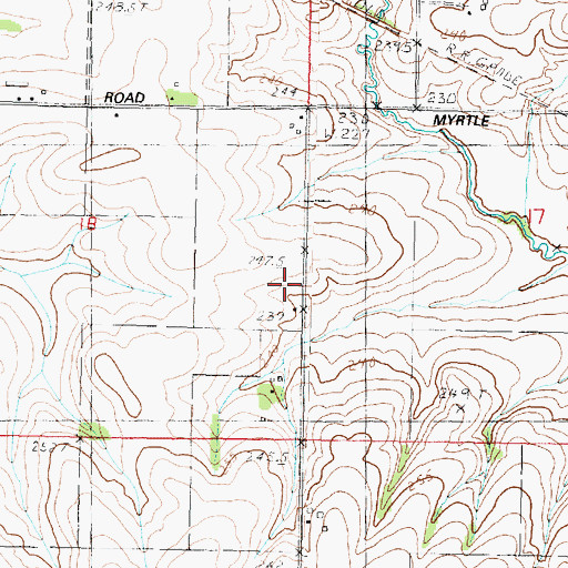 Topographic Map of Prairie School (historical), IL