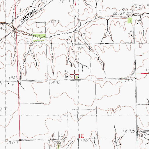 Topographic Map of Prairie Union School (historical), IL