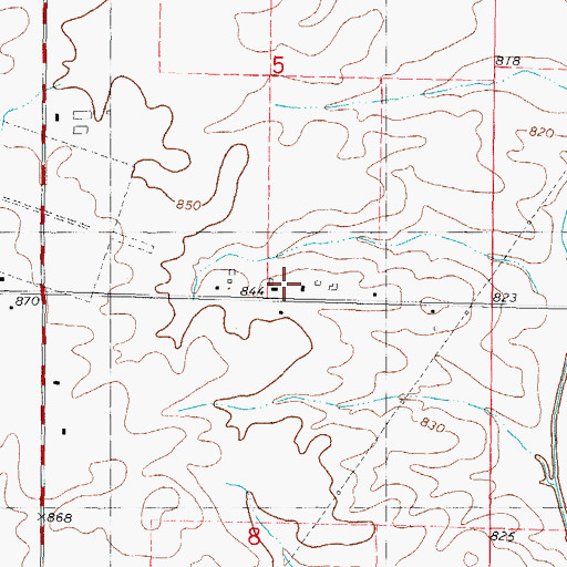 Topographic Map of Prairie Union School (historical), IL