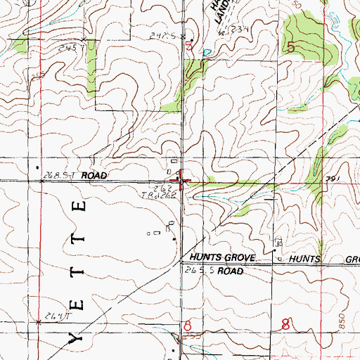 Topographic Map of Prairie View School (historical), IL