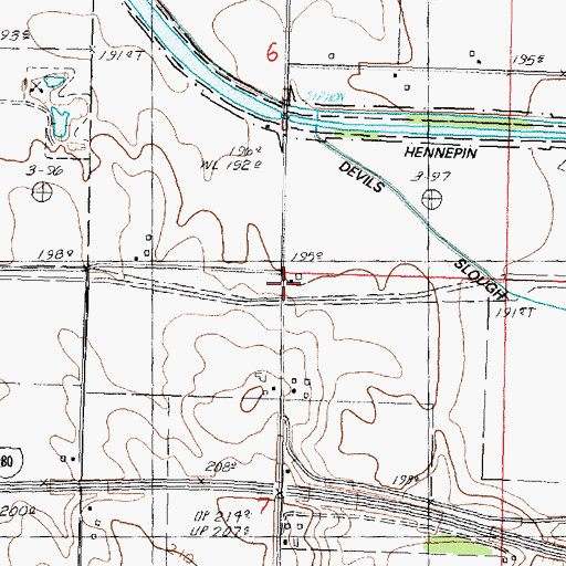 Topographic Map of Prather School (historical), IL