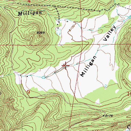 Topographic Map of Rose Tank, AZ