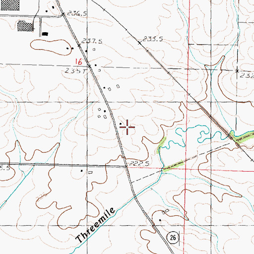 Topographic Map of Preston School (historical), IL