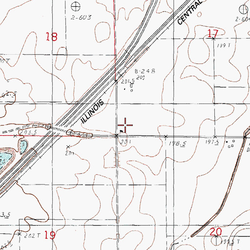 Topographic Map of Prime School (historical), IL