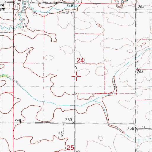 Topographic Map of Progress School (historical), IL