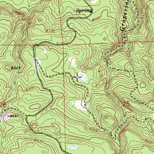 Topographic Map of Wad Tank, AZ