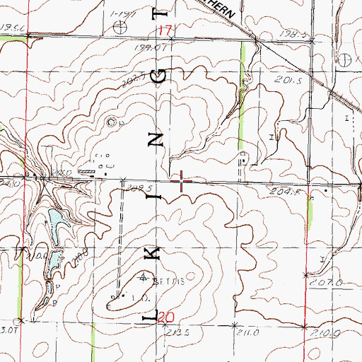 Topographic Map of Prospect School (historical), IL