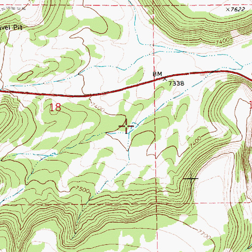 Topographic Map of Highway Tank, AZ