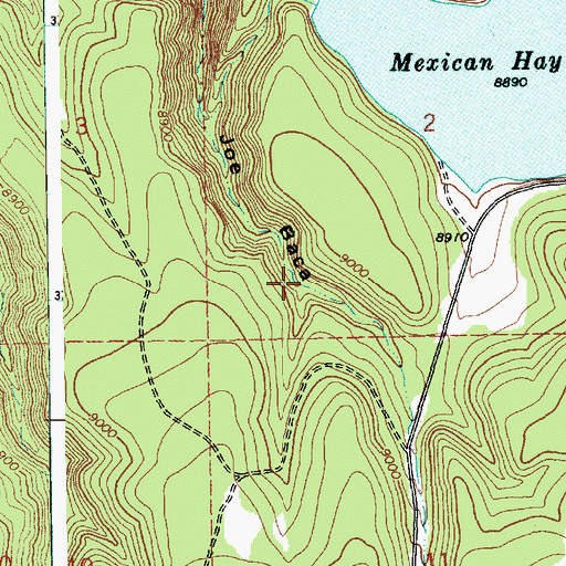 Topographic Map of Spec Tnak, AZ