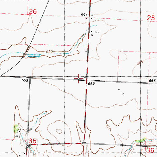 Topographic Map of Radley School (historical), IL