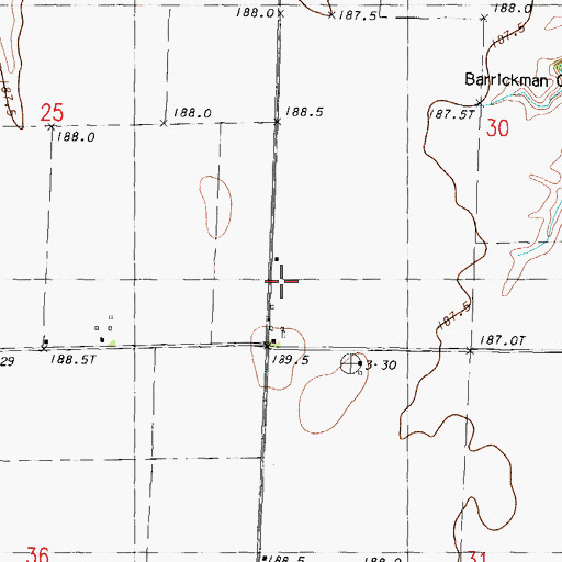 Topographic Map of Ramme School (historical), IL