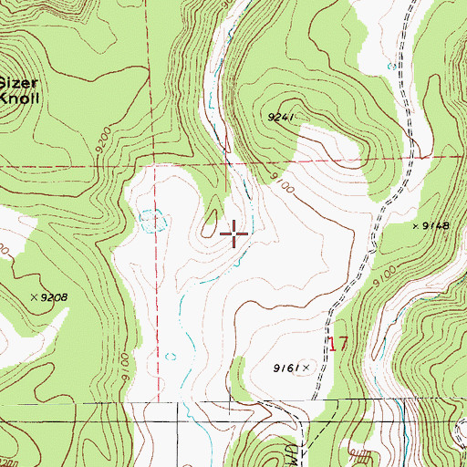 Topographic Map of Hobson Tank, AZ