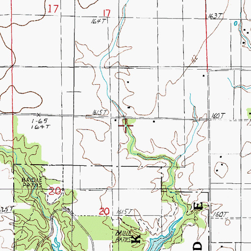 Topographic Map of Reisner School (historical), IL