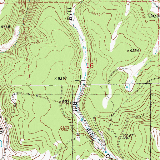 Topographic Map of Red Tank, AZ
