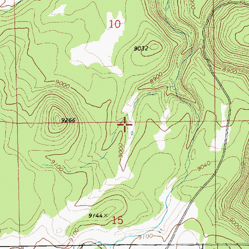 Topographic Map of Benny Tank, AZ