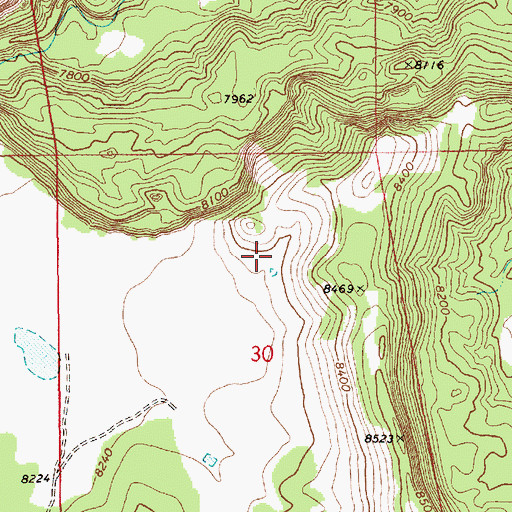 Topographic Map of Butler Tank, AZ