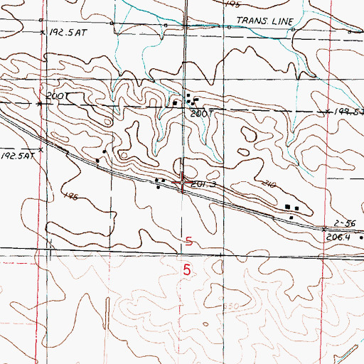 Topographic Map of Richman School (historical), IL