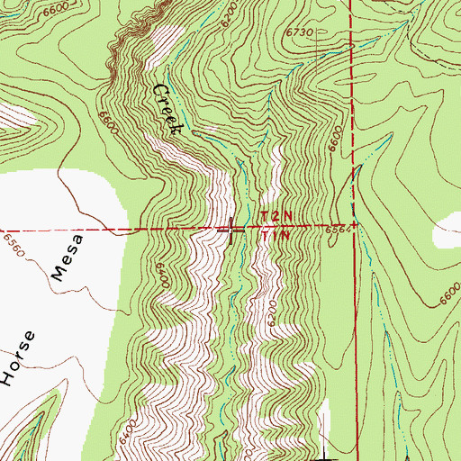 Topographic Map of Magnet Spring, AZ