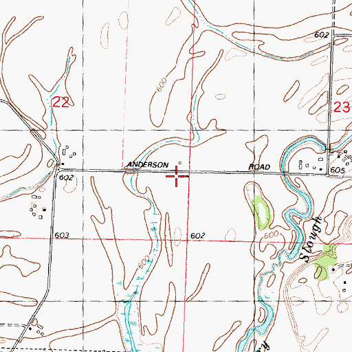 Topographic Map of Riverside School, IL