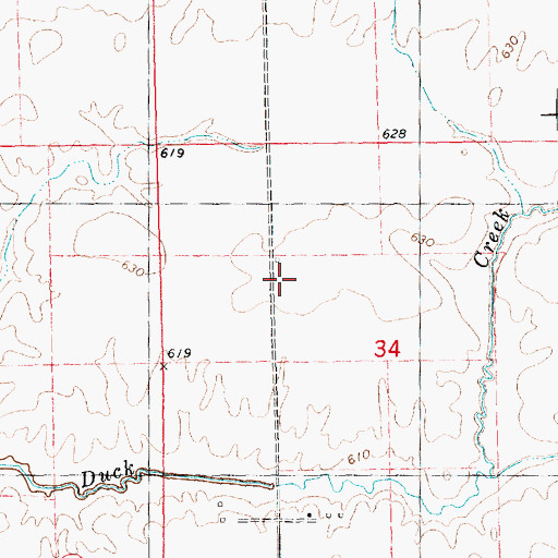 Topographic Map of Robb School (historical), IL