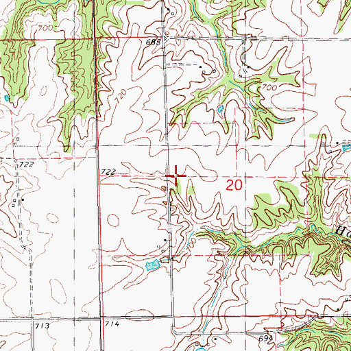 Topographic Map of Robinson School (historical), IL