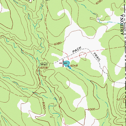Topographic Map of Camp Tank Number One, AZ