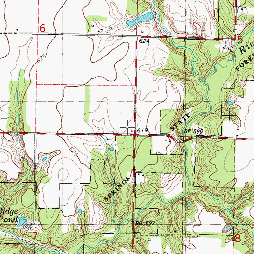 Topographic Map of Rockford School (historical), IL