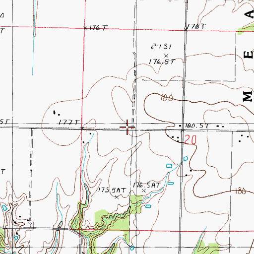Topographic Map of Rockhold School (historical), IL