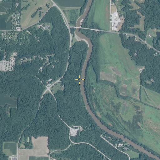 Aerial/Satellite Image of Rocky Branch, IL