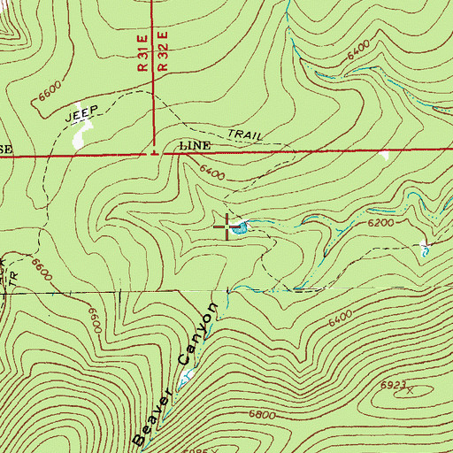 Topographic Map of Buzzard Tank, AZ
