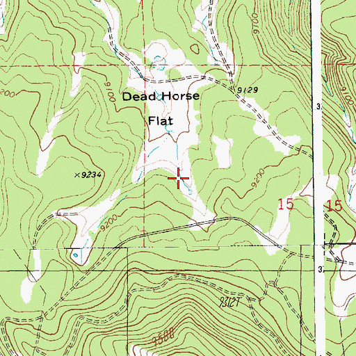 Topographic Map of Alpha Tank, AZ